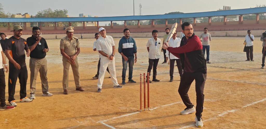 ರಾಷ್ಟ್ರೀಯ ಪತ್ರಿಕಾ ದಿನಾಚರಣೆ ಅಂಗವಾಗಿ ಕ್ರಿಕೆಟ್ ಪಂದ್ಯಾವಳಿ,